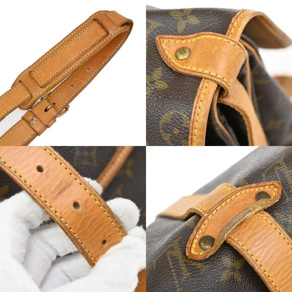 LOUIS VUITTON Saumur 35 Shoulder Bag Monogram Leather BN France M42254 79FC128 - Picture 9 of 15